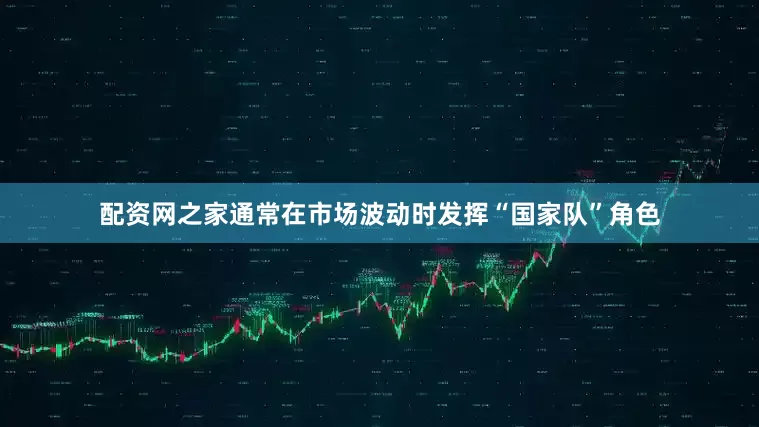 配资网之家通常在市场波动时发挥“国家队”角色